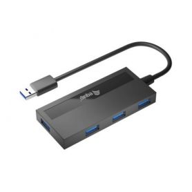 Equip 4-Port USB 3.0 Hub with USB-C Adapter - 128956