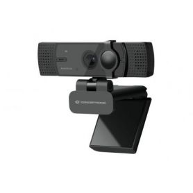 Conceptronic 4K Ultra HD Autofocus Webcam with Dual Microphone - AMDIS07B