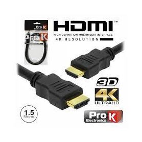 CABO HDMI (M/M) GOLD 2.0 4K 1.5m PRO-K CHDMI1.5U