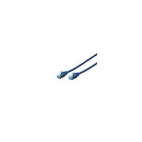 CAT 5e SF-UTP patch cable, PVC AWG 26/7, length 3 m, color blue