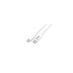 Equip USB 3.2 Gen 1 C to A Cable, M/M 1,0m, 5G transfer, 3A, White - 128363