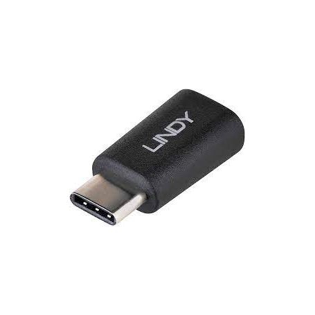 ADAPTADOR USB2 TYPE C(M)  MICRO-B (F) LINDY 41896