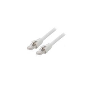 Equip Cat 8.1 S/FTP (PIMF) Patch Cable,  LSOH, Grey color , 1.0M  - 608010