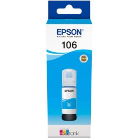 Epson 107 EcoTank Light Cyan ink bottle - C13T09B540