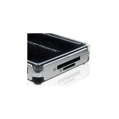 Conceptronic Leitor de cartões BIAN 7-em-1 USB 2.0 - Smart Card, SIM, SD/SDHC/SDXC, Micro SD/T-Flash, MMC, MS, M2 - BIAN01B