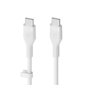 BOOST CHARGE'' USB-C to USB-C 2.0_Silicon, 2M, White