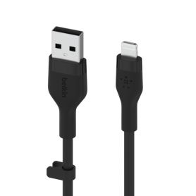 BOOST CHARGE¿ USB-A to LTG_Silicon, 2M, Black