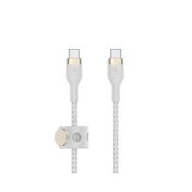 USB-A to USB-C Cable Braided 3M White