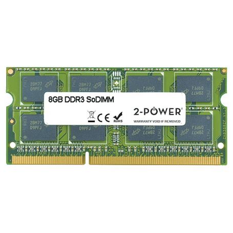 Memory soDIMM 2-Power - 8GB MultiSpeed 1066/1333/1600 MHz SODIMM 2P-KF316LS9IB/8