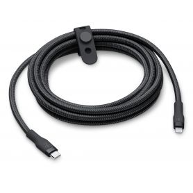 BOOST CHARGE'' USB-C to LTG_Braided Silicon, 3M, Black