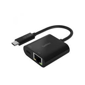USB-C to Ethernet+Charge Adaptr 60W PD