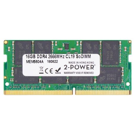Memory soDIMM 2-Power - 16GB DDR4 2666MHz CL19 SoDIMM 2P-4X70R38791