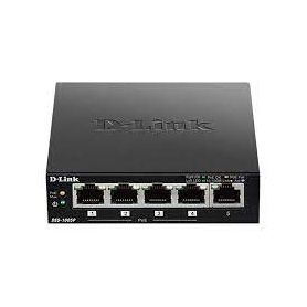 D-link 5-Port 10/100Mbps with one PoE Port (port 1)Desktop Switch - DES-1005P/E