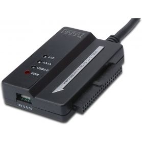 USB3.0 to SATAII + 3.5' IDE Adapter Cable Supports Windows7, XP, VISTA and Mac Power Supply (12V/2A) included