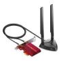 TP-Link AXE5400 Tri-Band Wi-Fi 6E Bluetooth PCI Express Adapter - 2× High Gain Tri-Band External Antennas - ARCHERTXE72E