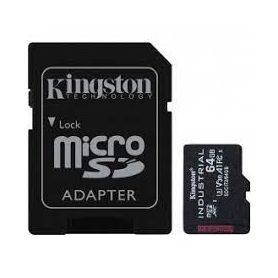 Kingston Micro SDHC 64GB Industrial C10 A1 pSLC Card + SD Adapter  - SDCIT2/64GB