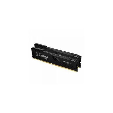 Kingston ValueRAM 32GB 2666MHZ DDR4 CL16 DIMM (KIT OF 2) FURY Beast Black  - KF426C16BBK2/32