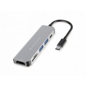 Conceptronic DONN 12-in-1 Docking Station USB 3.2 Gen 1, HDMI x 2, VGA, USB-C Data, USB 3.0 x 2, USB 2.0, SD, TF/MicroSD