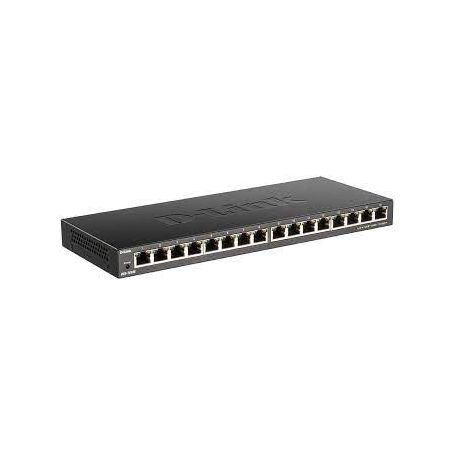 D-link 16-Port 10/100/1000Mbps Unmanaged Gigabit Ethernet Switch - DGS-1016S/E